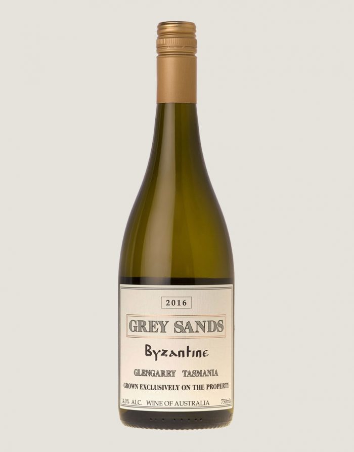 Bottle shot of Grey Sands 2016 Byzantine