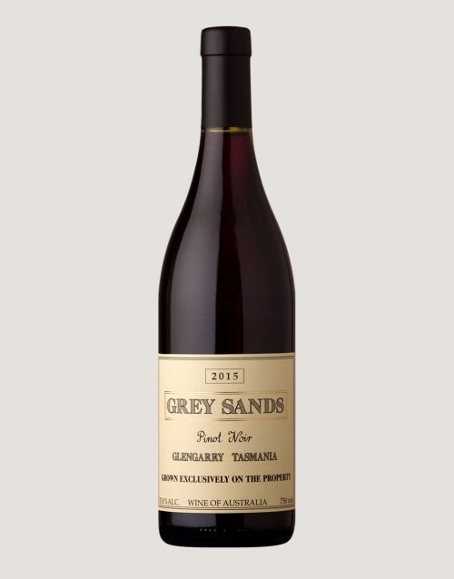 Bottle shot of Grey Sands 2015 Pinot noir