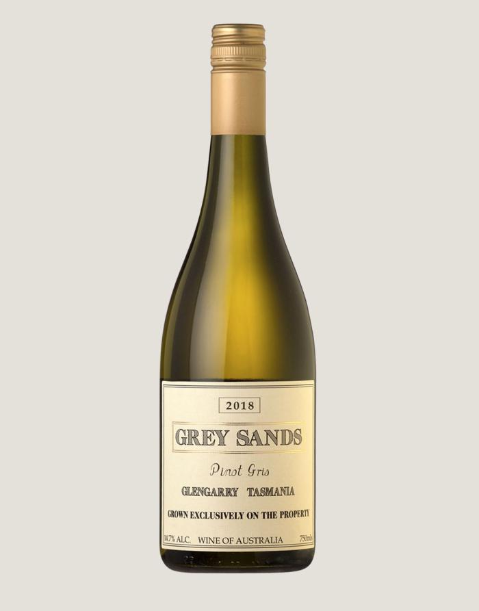 Bottle shot of Grey Sands 2018 Pinot Gris